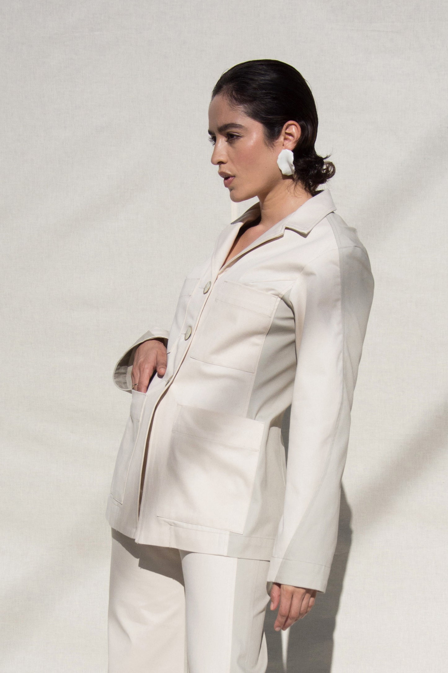 Curve Sleeve Jacket