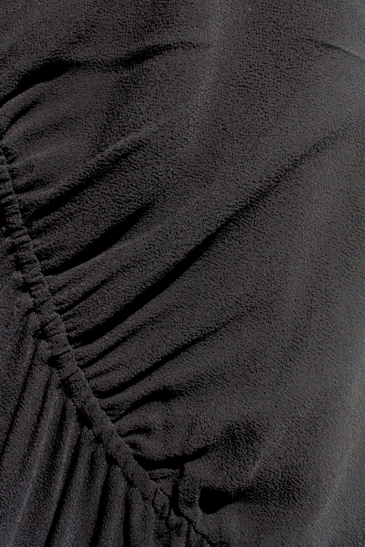Ripples Tank Dress - Black