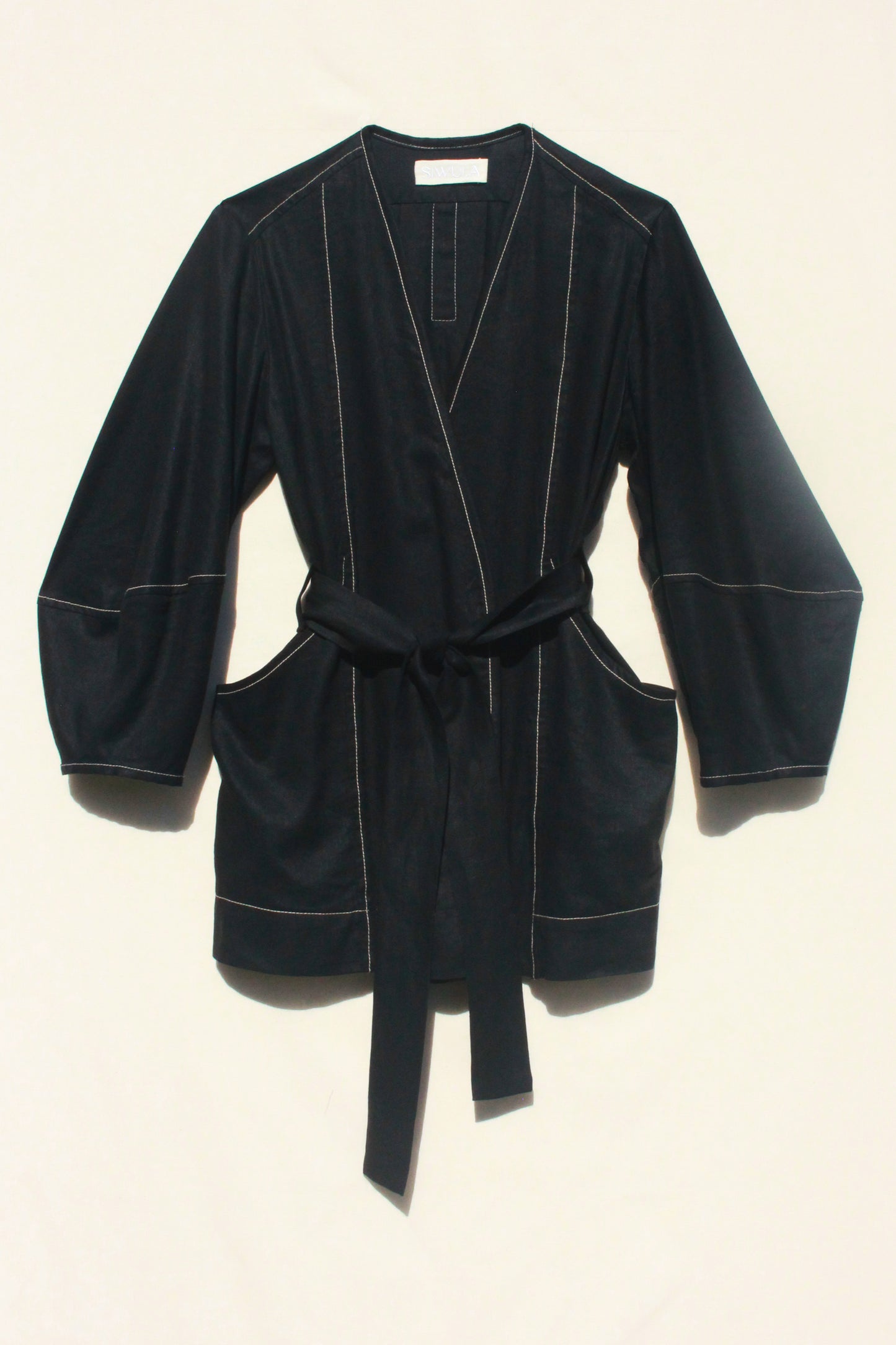 Scoop Pocket Jacket - Black Slub Canvas - PRE ORDER