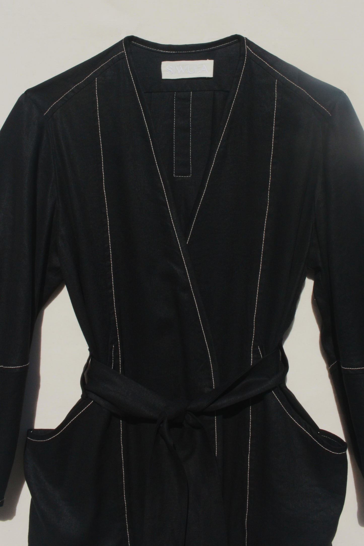 Scoop Pocket Jacket - Black Slub Canvas - PRE ORDER