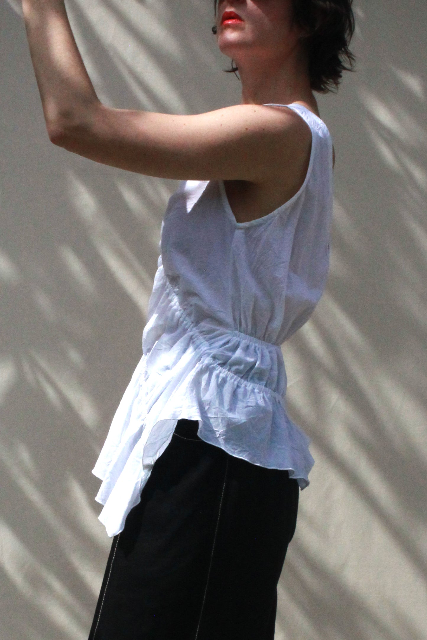 Ripples Tank - White Voile