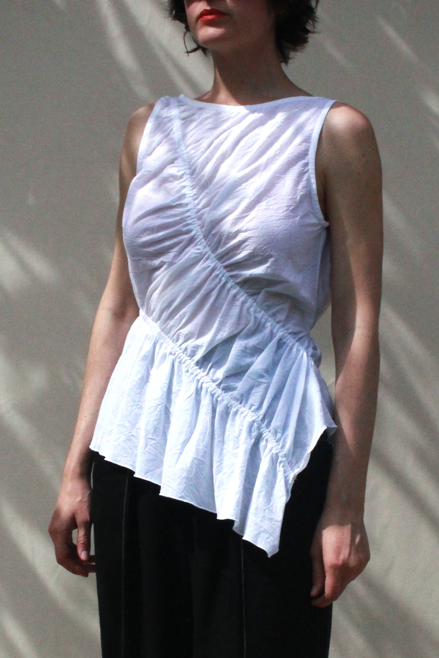 Ripples Tank - White Voile