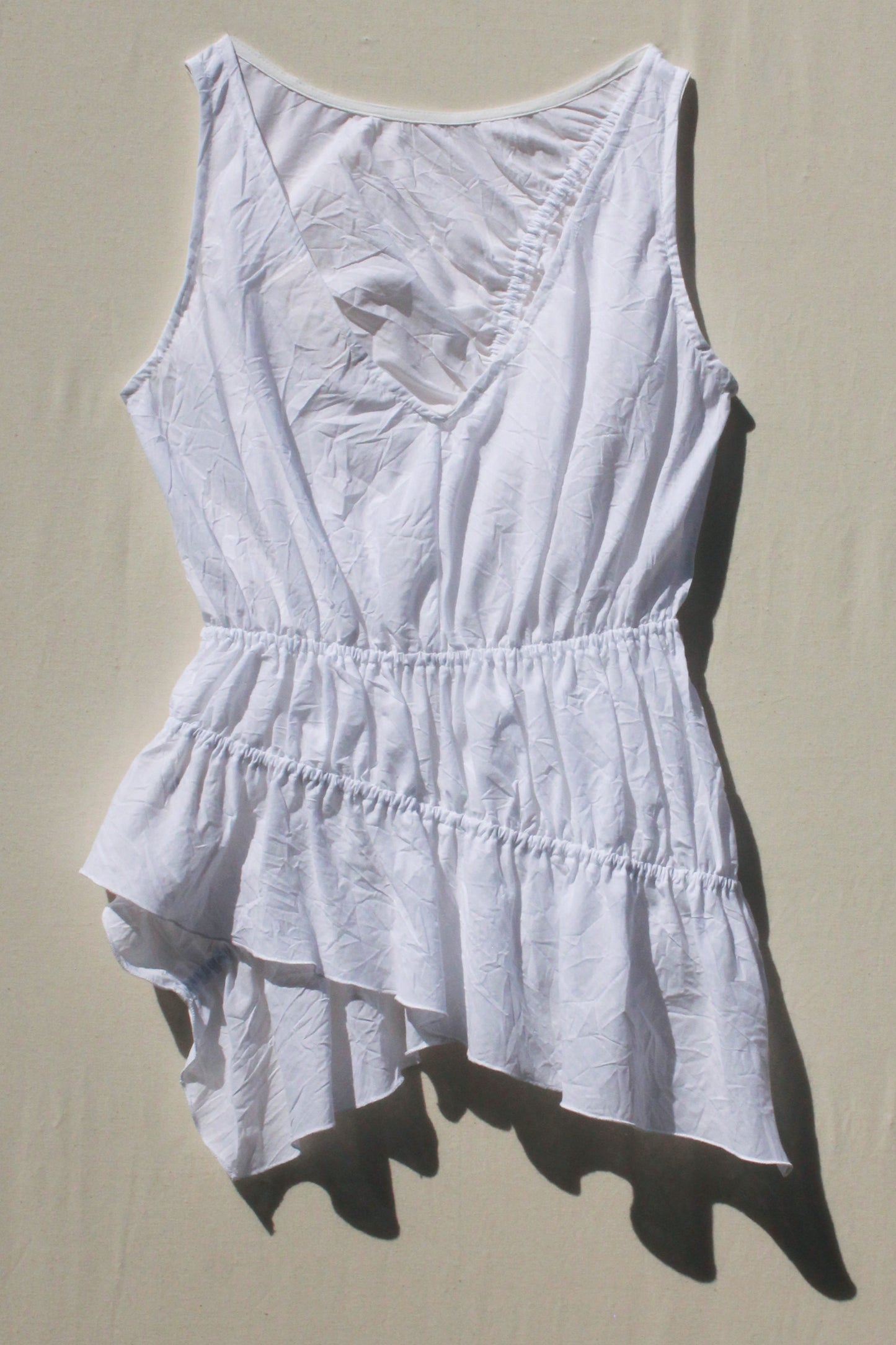 Ripples Tank - White Voile
