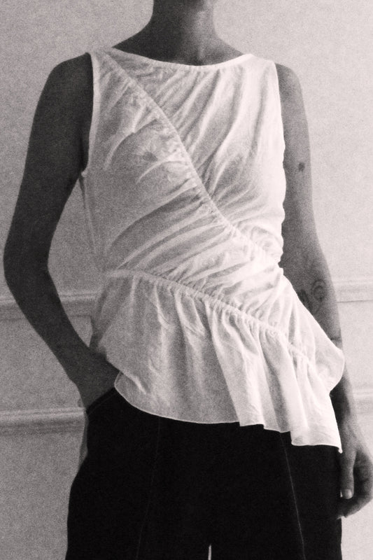 Ripples Tank  - White Voile