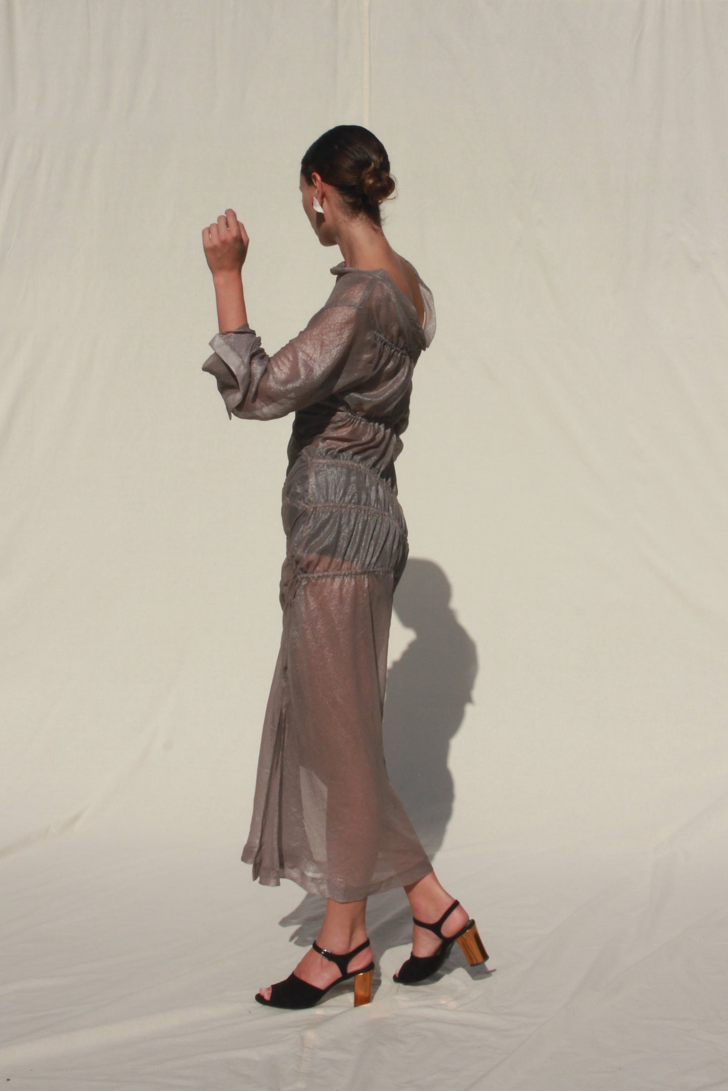 Ripples Dress - Wet Sand