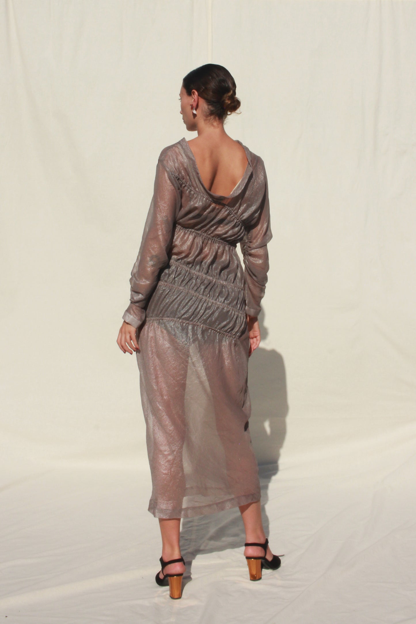 Ripples Dress - Wet Sand