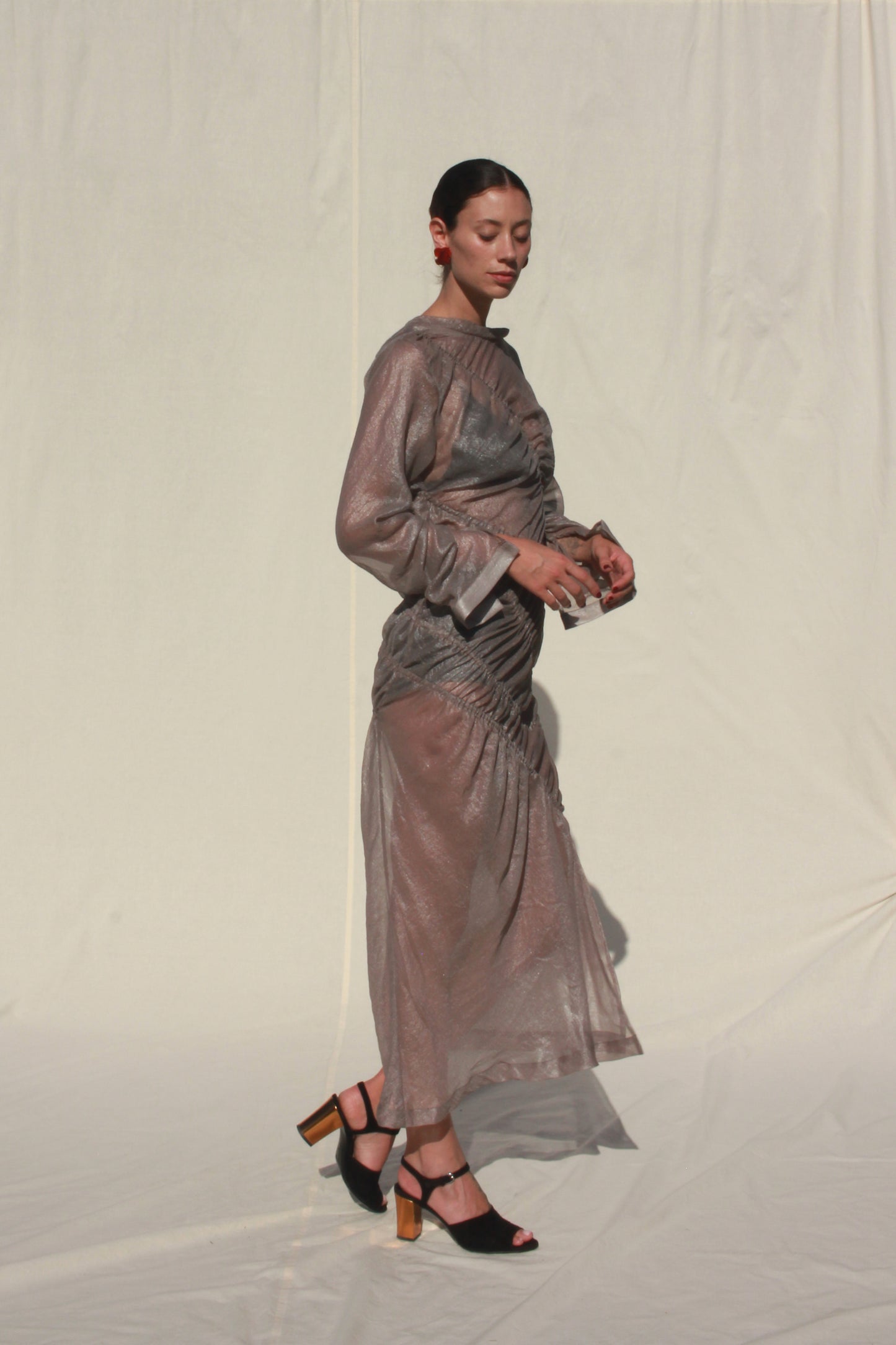 Ripples Dress - Wet Sand