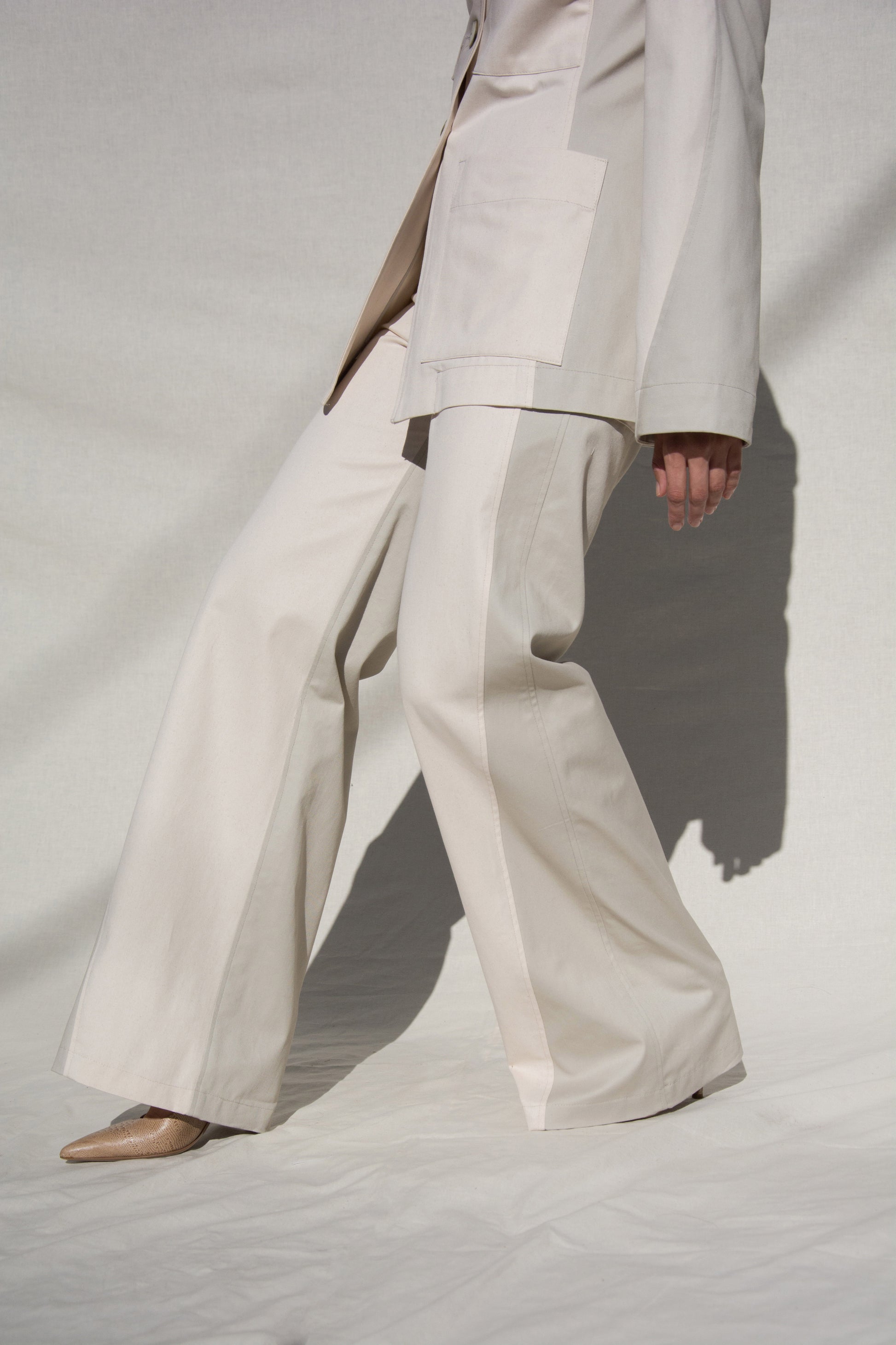 Curve Panel Pant - Side