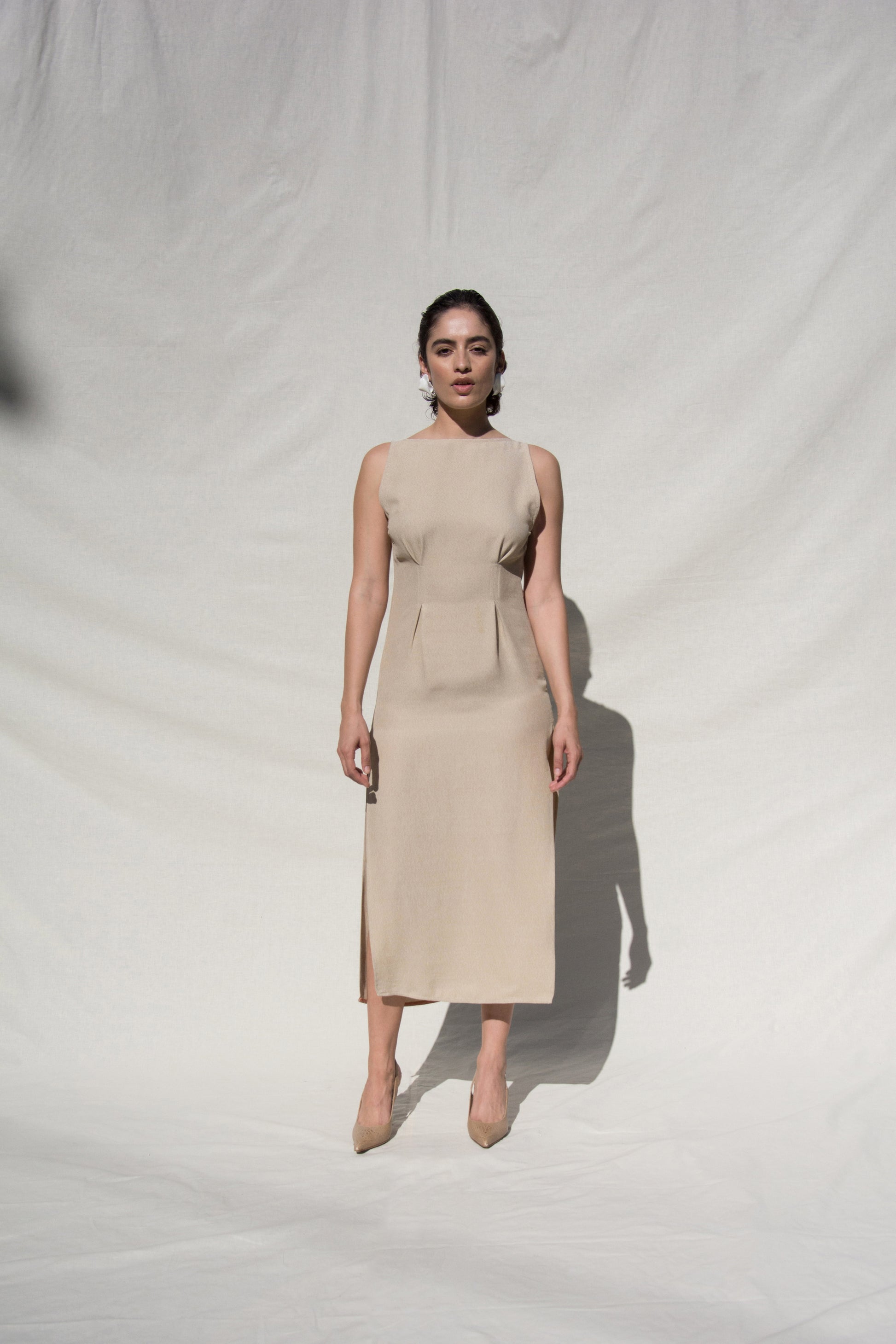SIWULA Column Dress - Front