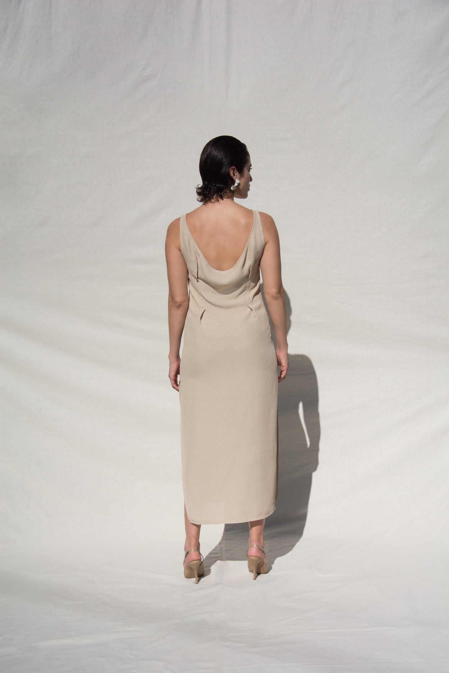 SIWULA Column Dress - Back
