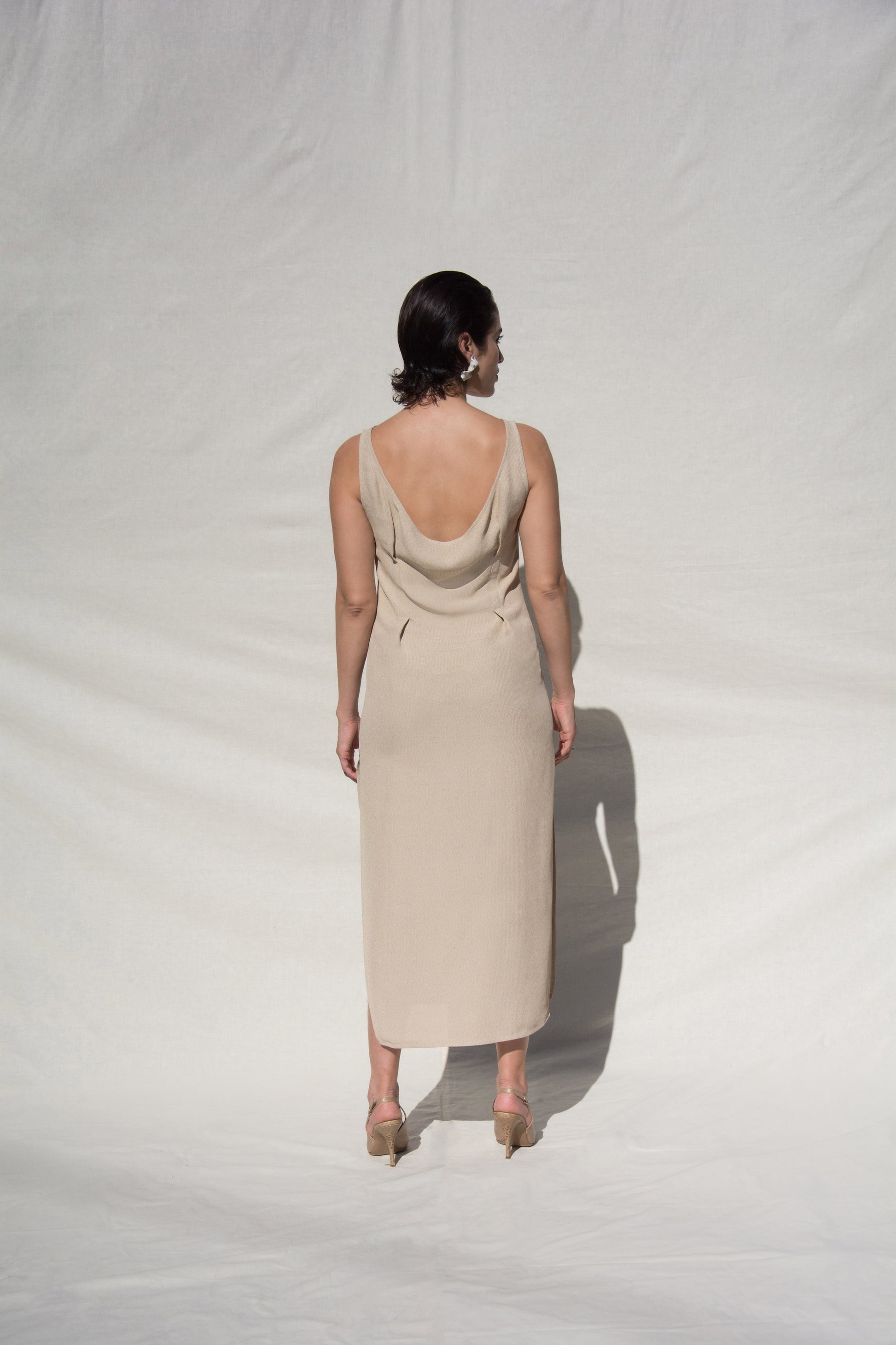 SIWULA Column Dress - Back