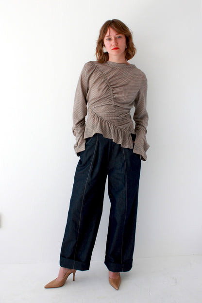 Ripples Shirt - Dusty Micro Plaid