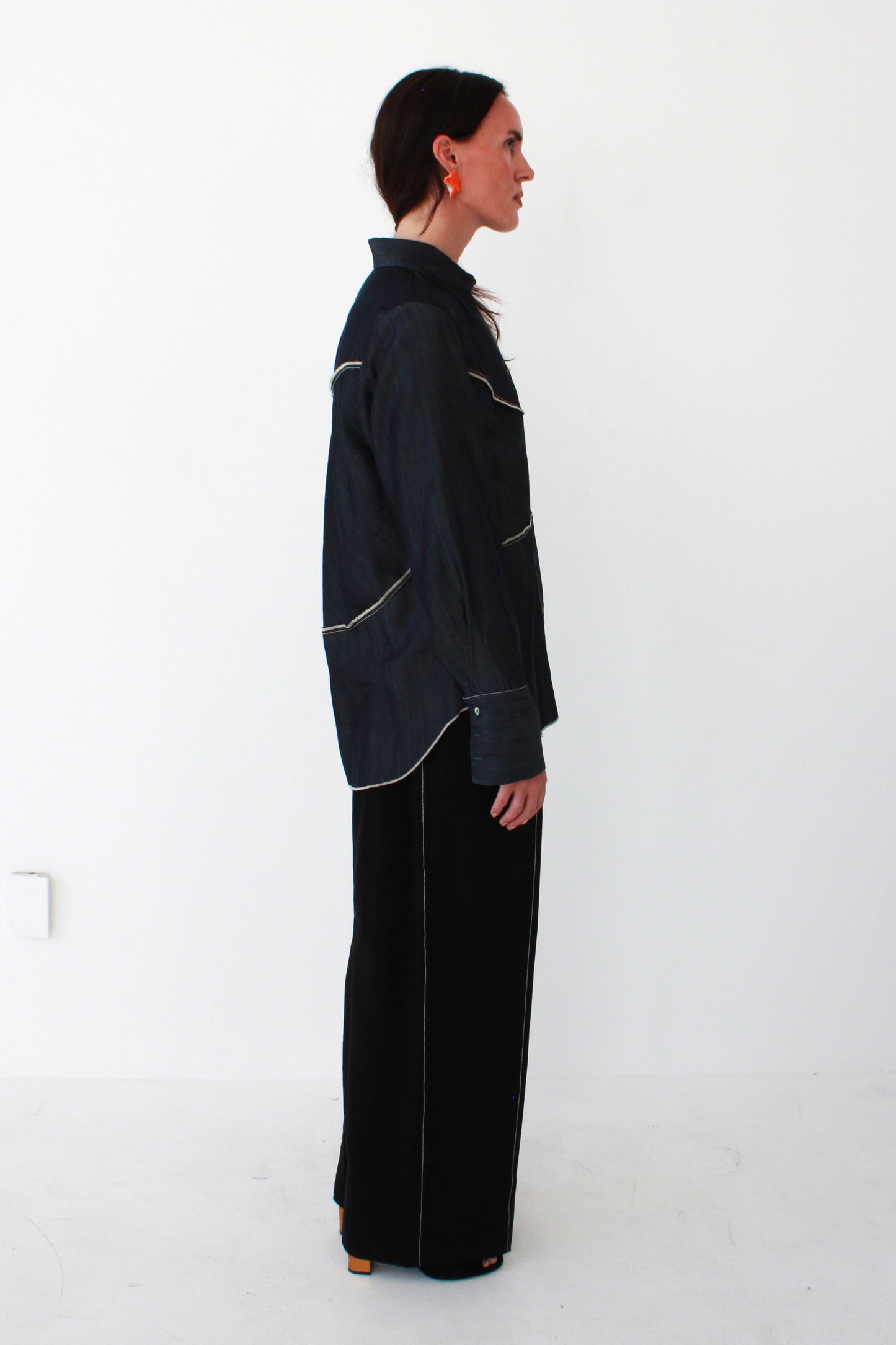 Strata Button Up - Denim