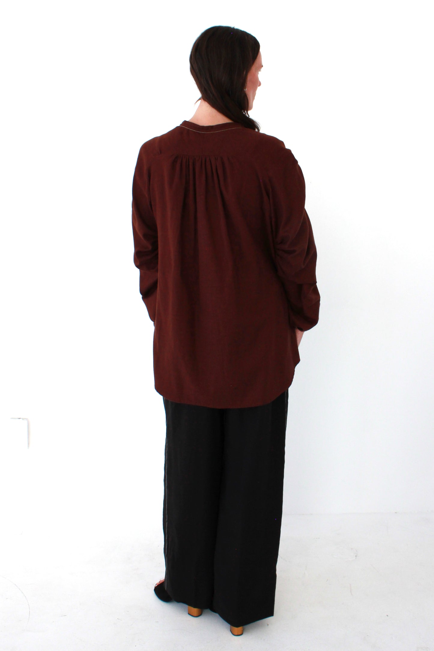Shell Sleeve Button Up Shirt -  Softest Flannel