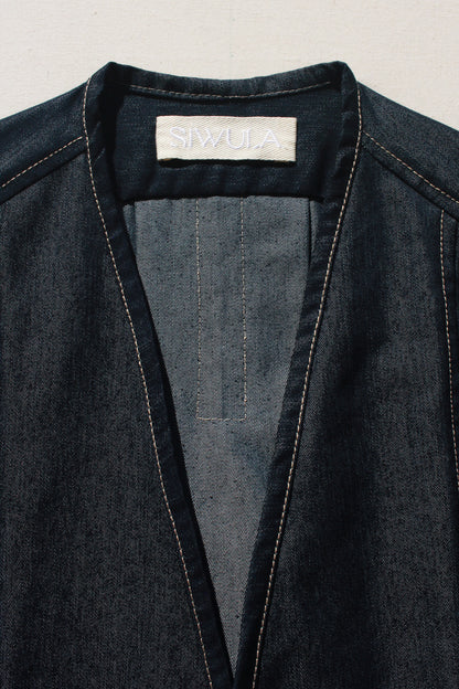 Scoop Pocket Jacket - Indigo Denim