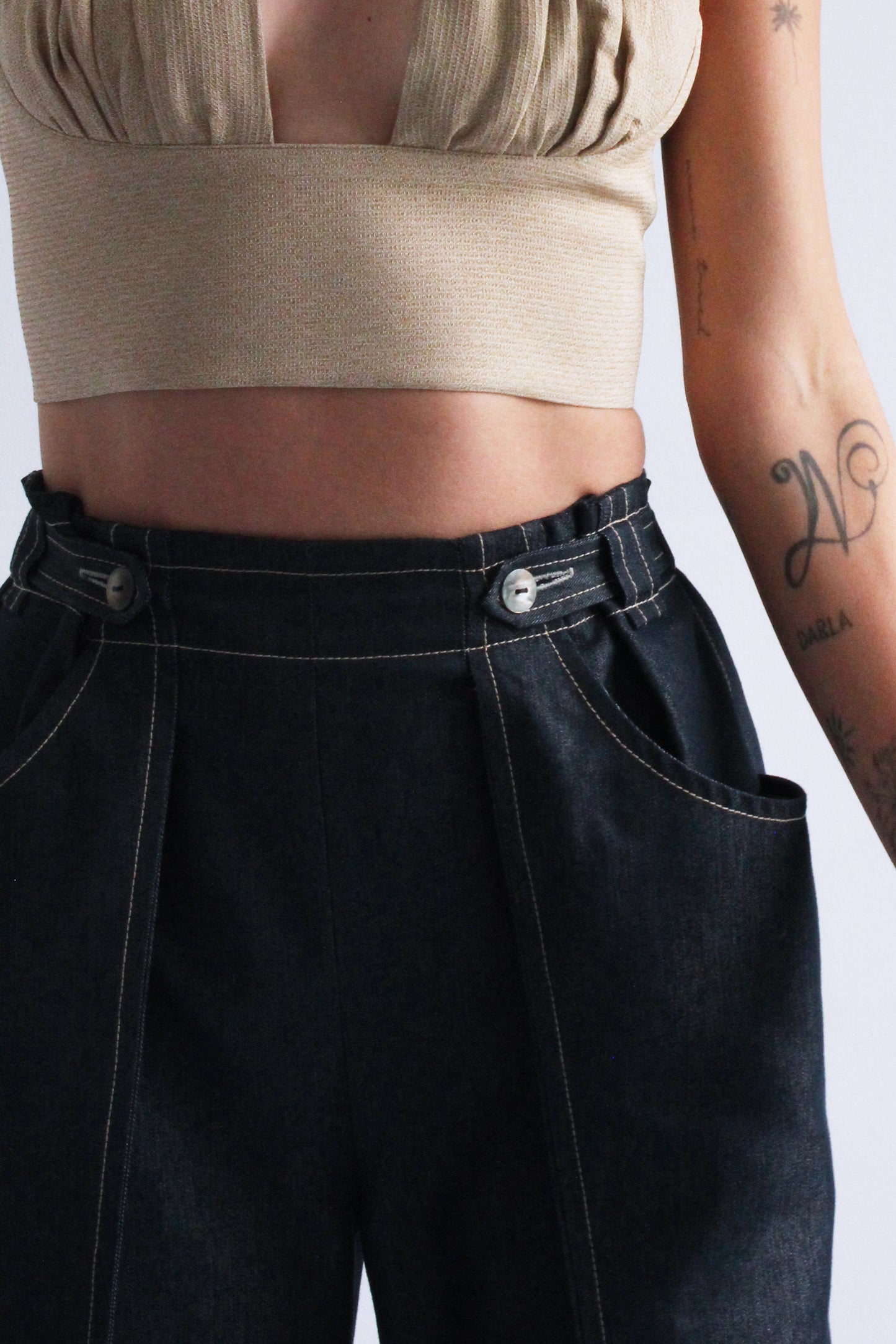 Scoop Pocket Pant - Indigo Denim